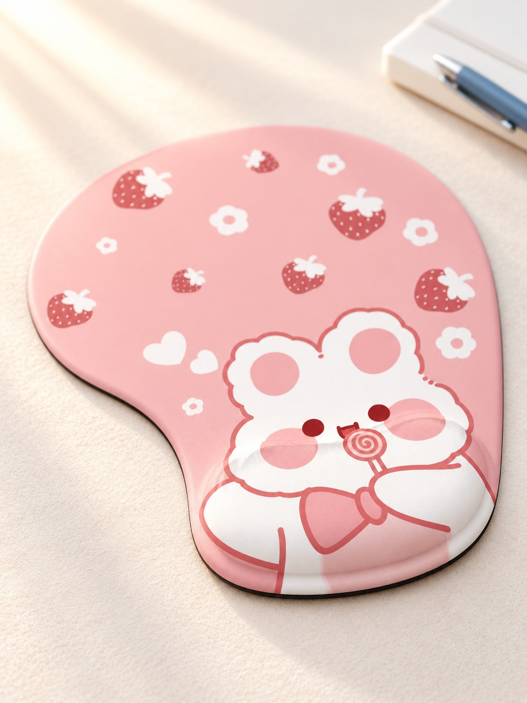 Silicone Wrist Mouse Pad with Cushioned Wrist Support