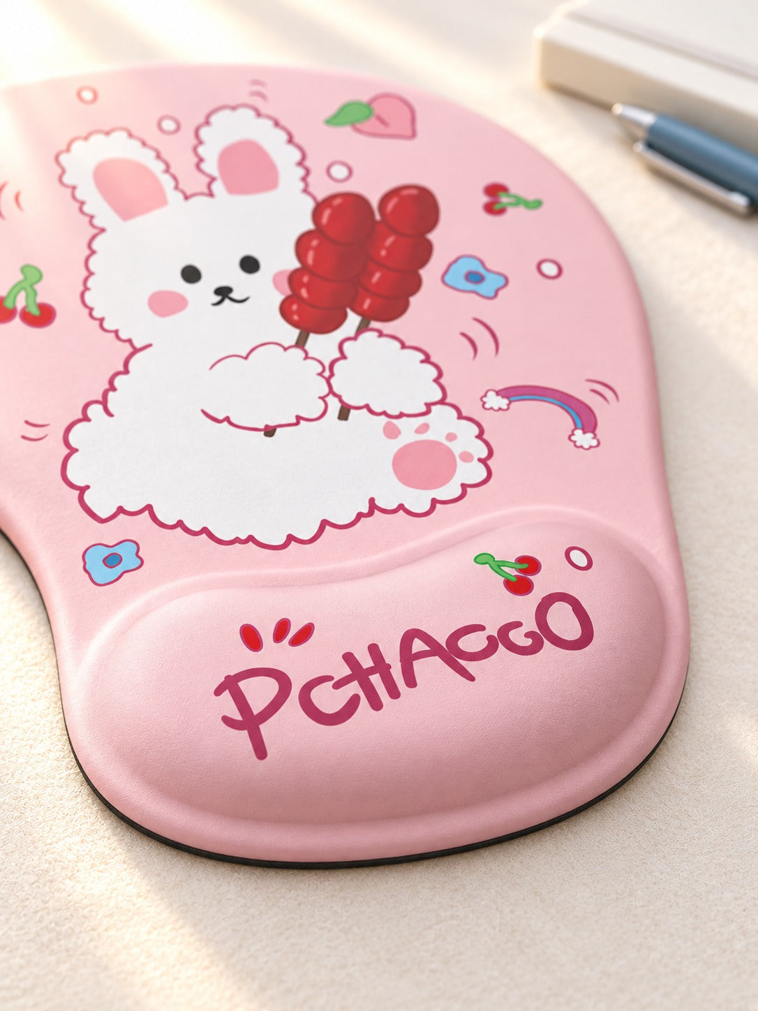 Silicone Wrist Mouse Pad with Cushioned Wrist Support