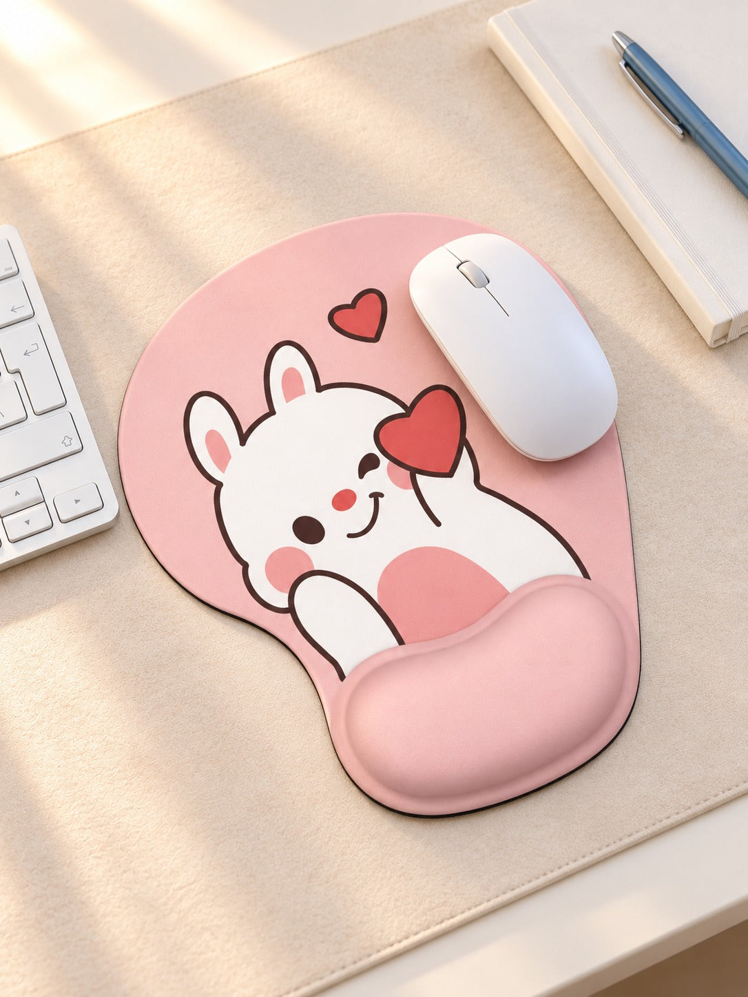 Silicone Wrist Mouse Pad with Cushioned Wrist Support