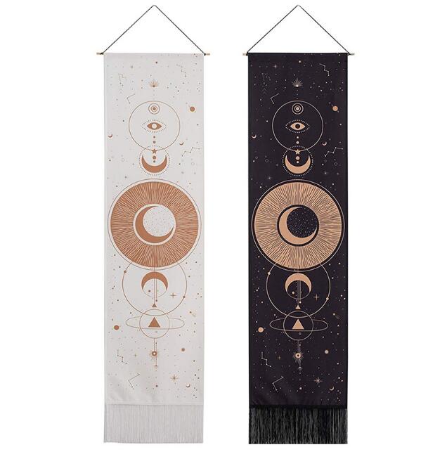 Celestial Bohemian Tapestry Wall Hanging for Bedroom Decor