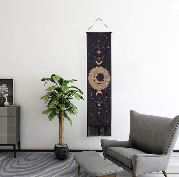 Celestial Bohemian Tapestry Wall Hanging for Bedroom Decor
