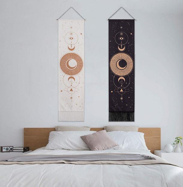 Celestial Bohemian Tapestry Wall Hanging for Bedroom Decor