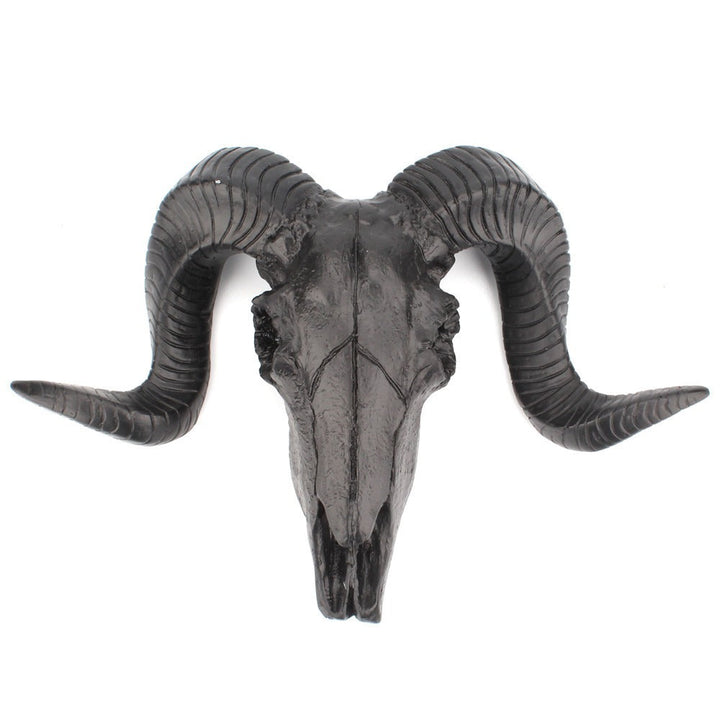 Black Sheep Skull Wall Decor for Dramatic Rustic Style