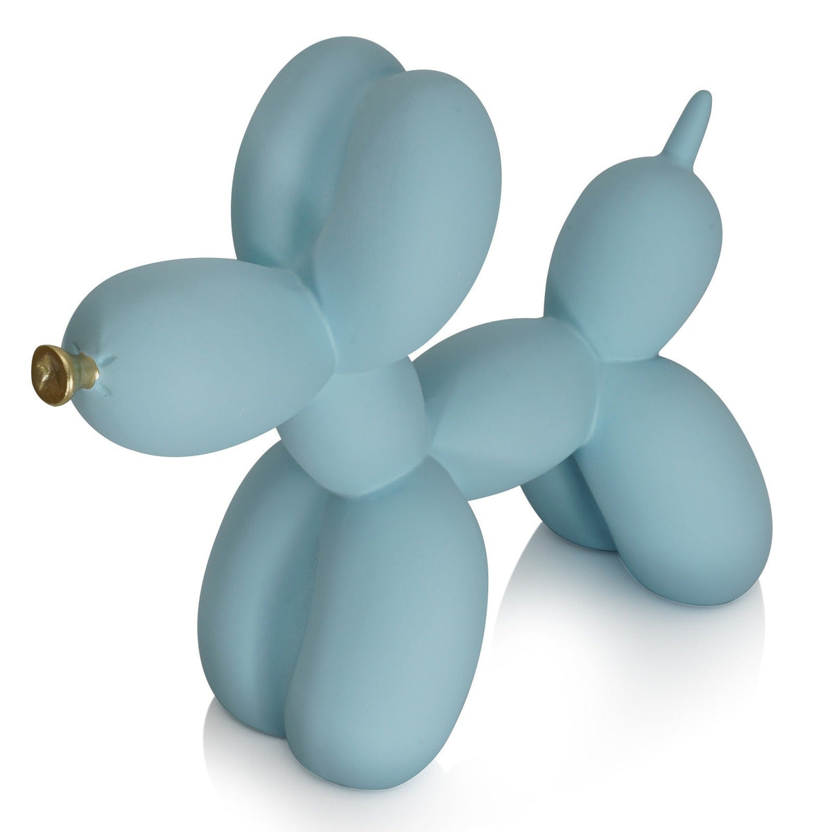 Blue Balloon Dog Sculpture for Playful Modern Decor