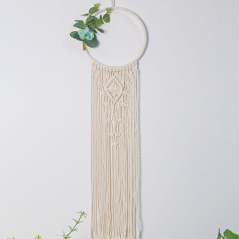 Bohemian Macramé Wall Hanging With Natural Texture