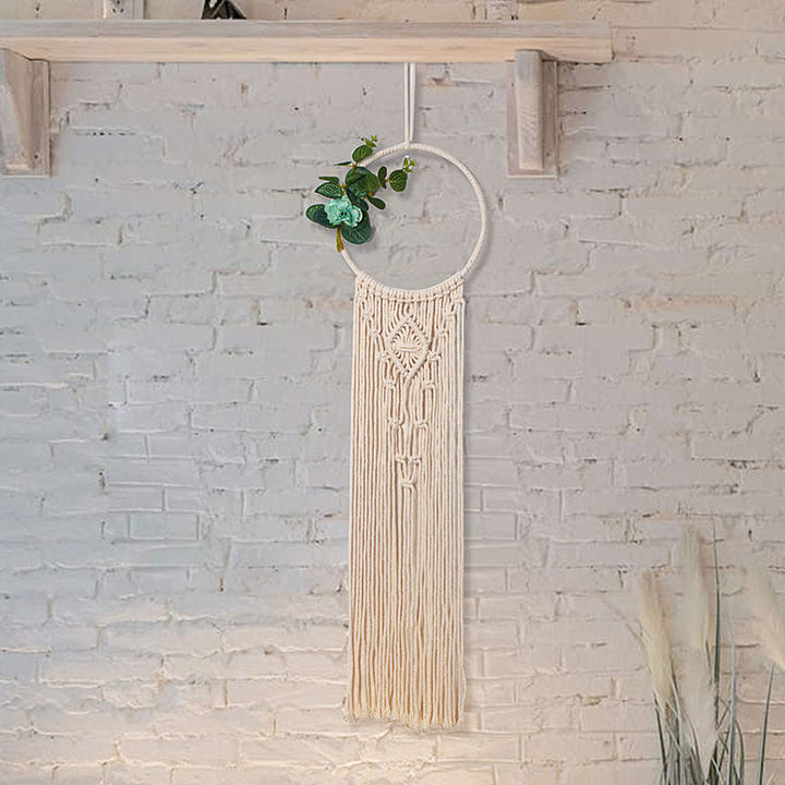Bohemian Macramé Wall Hanging With Natural Texture