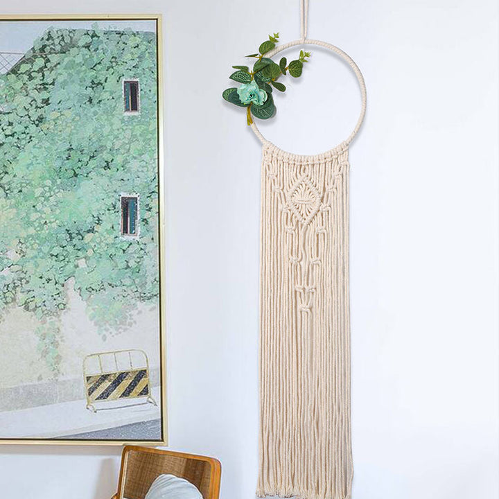 Bohemian Macramé Wall Hanging With Natural Texture