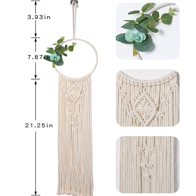 Bohemian Macramé Wall Hanging With Natural Texture