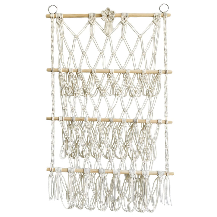 Kids Room Toy Organizer: 3-Tier Macramé Display Storage