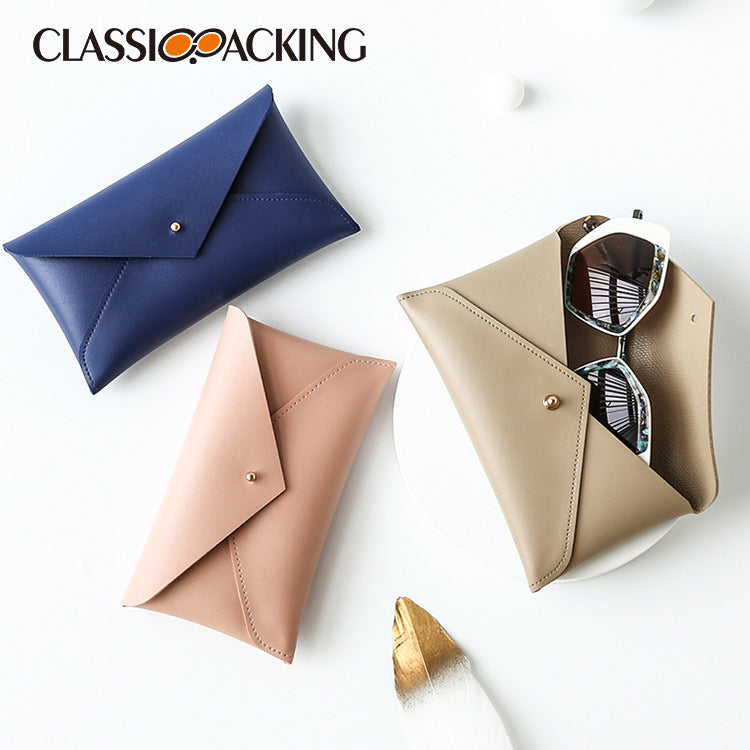Leather Glasses Case: Slim Stylish Eyewear Protection