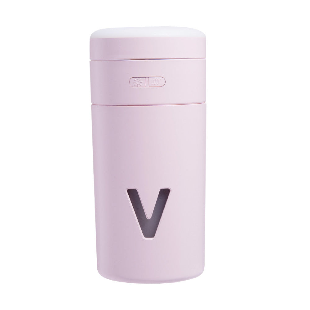 Portable Desk Lamp Humidifier with Mirror and Light