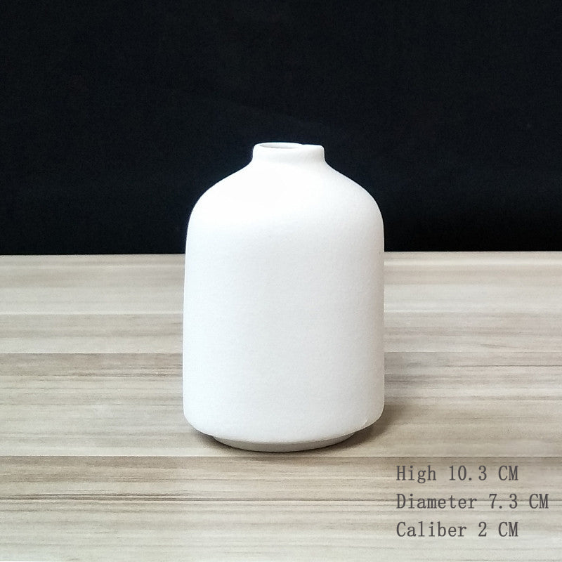 Frosted Ceramic Vase for Warm Nordic Table Styling