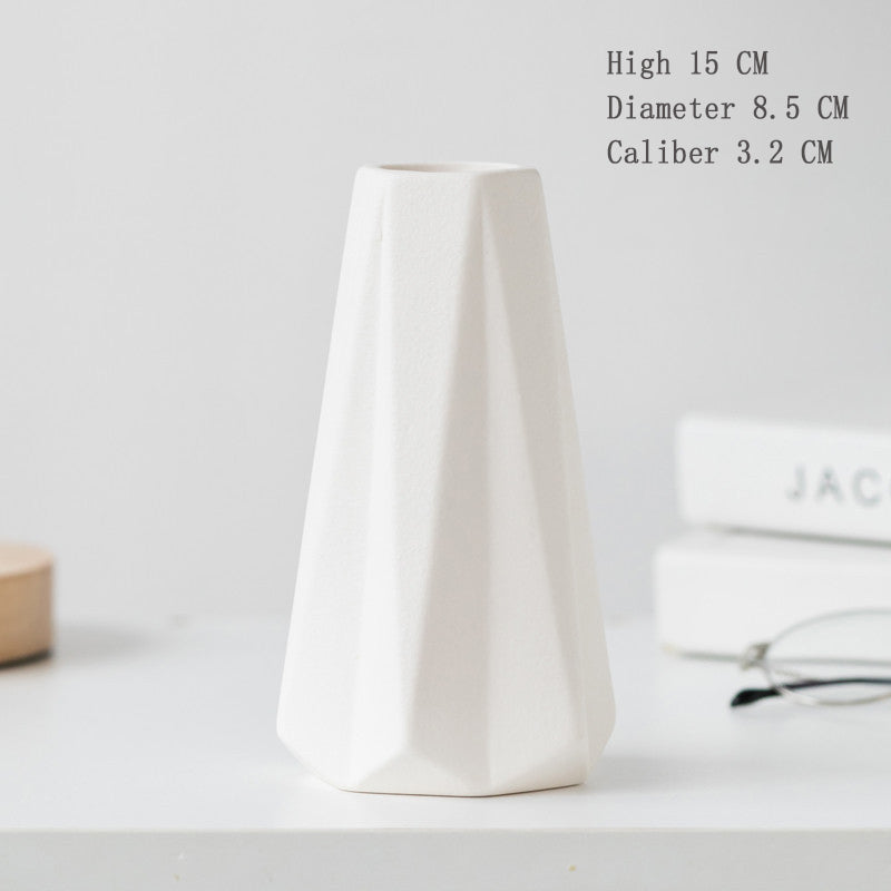 Frosted Ceramic Vase for Warm Nordic Table Styling