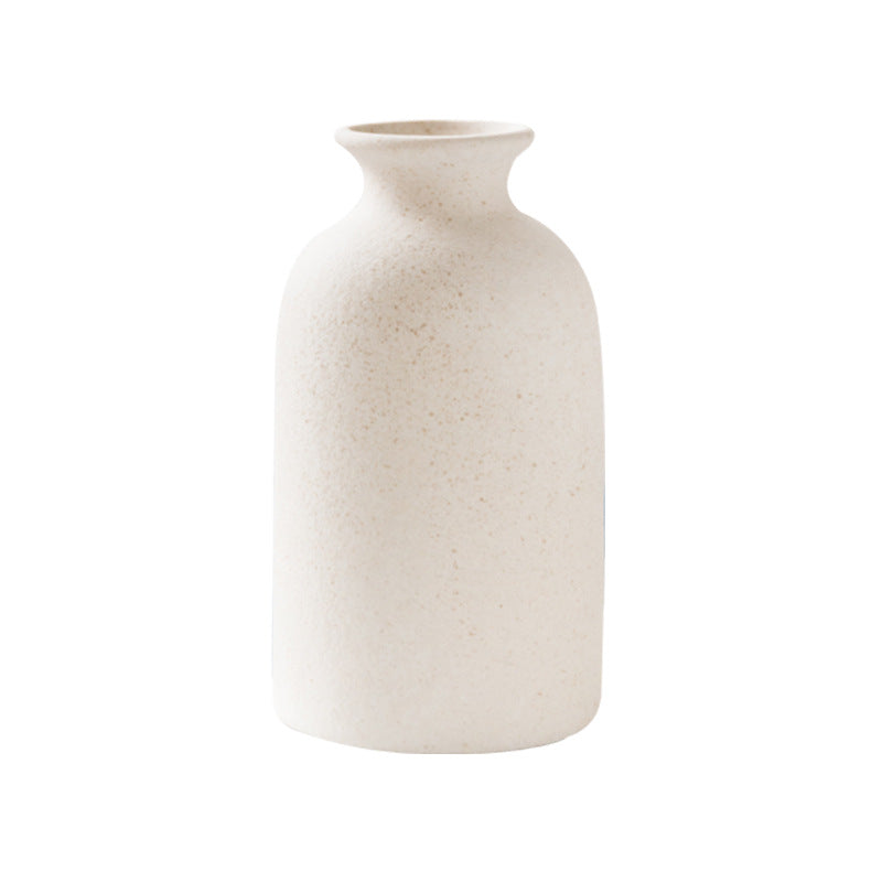 Frosted Ceramic Vase for Warm Nordic Table Styling
