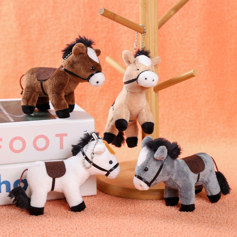 Pony Plush Pendant Bag Charm – Cute Equestrian Accent