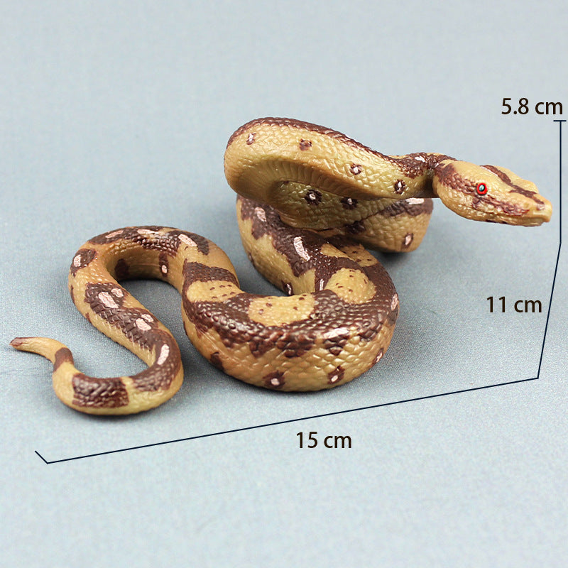 Realistic Python Snake Toy for Wildlife-Inspired Play