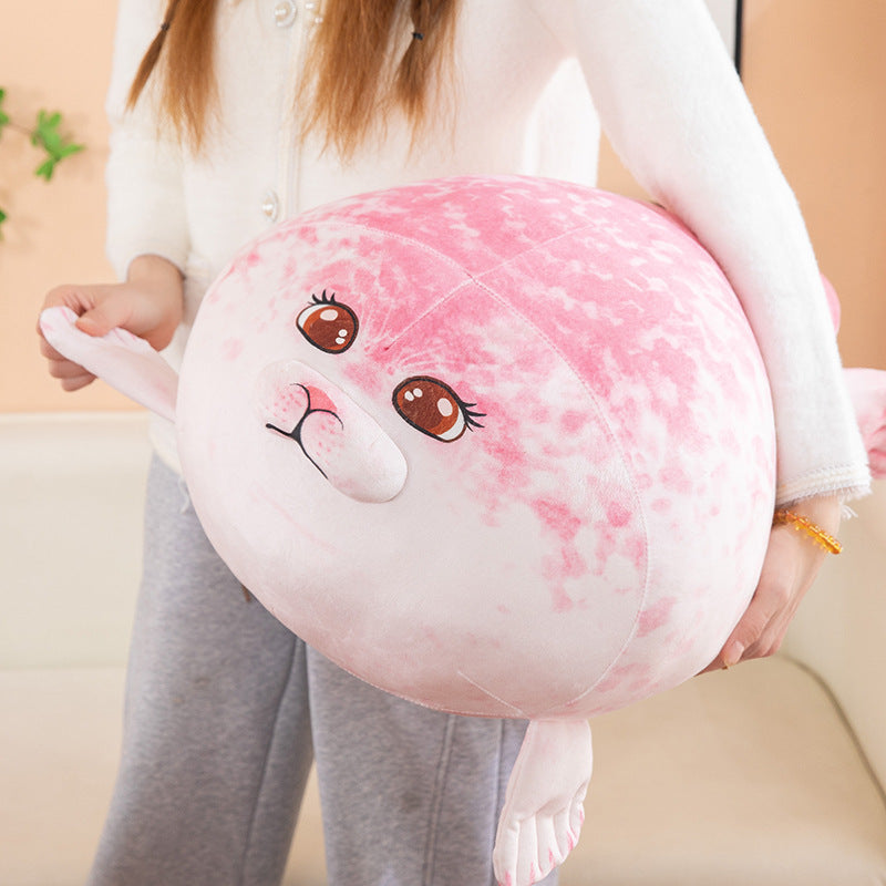 Seal Plush Cushion for Cozy Cuddles & Soft Lounging