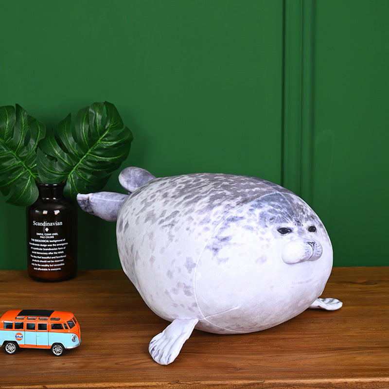 Seal Plush Cushion for Cozy Cuddles & Soft Lounging