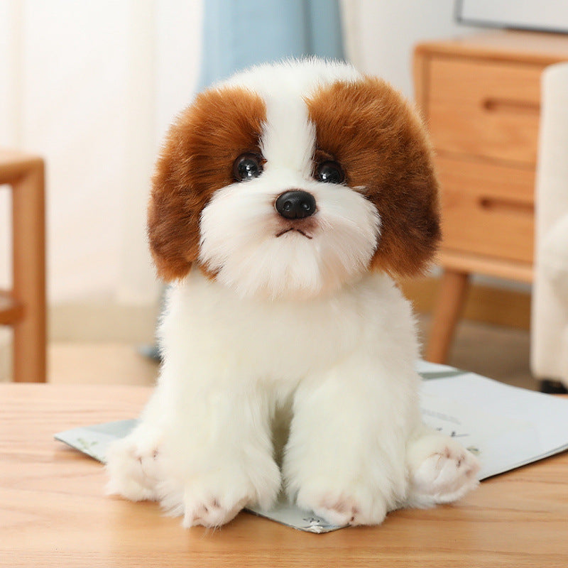 Realistic Plush Dog Toy For Cuddles, Gifts And Decor