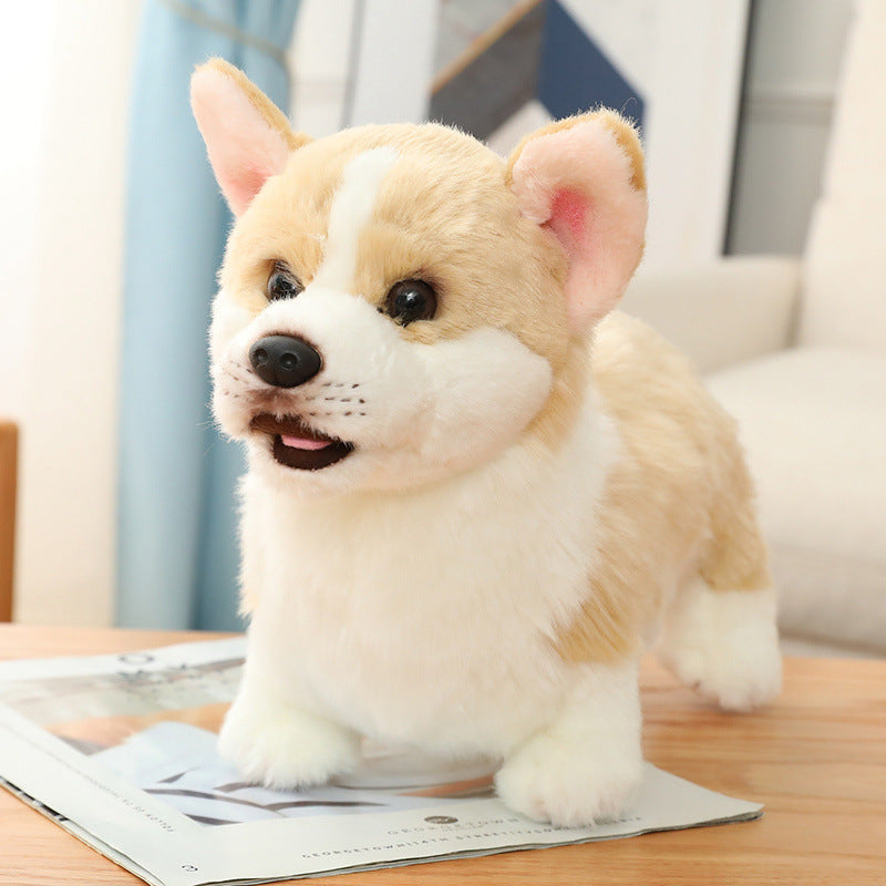 Realistic Plush Dog Toy For Cuddles, Gifts And Decor