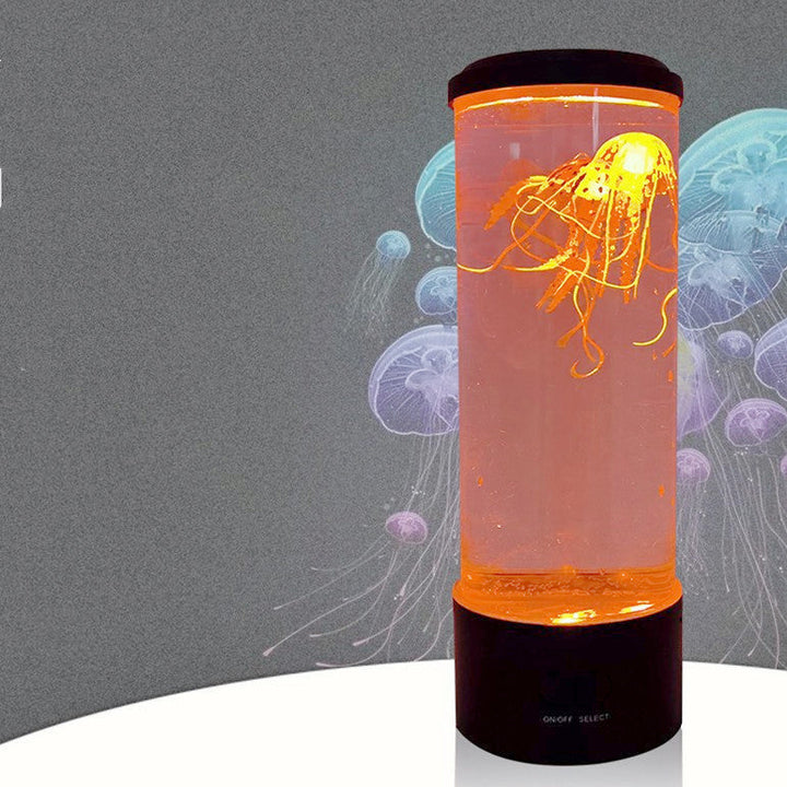 Jellyfish Night Light with 7 Colors for Bedroom Decor