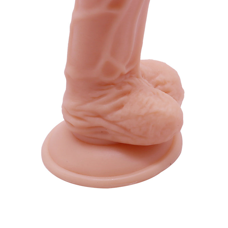 Textured Silicone Dildo with Stable Freestanding Base