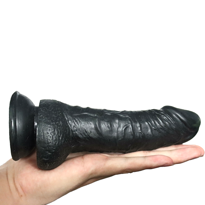 Compact Realistic Silicone Dildo with Textured Suction Base