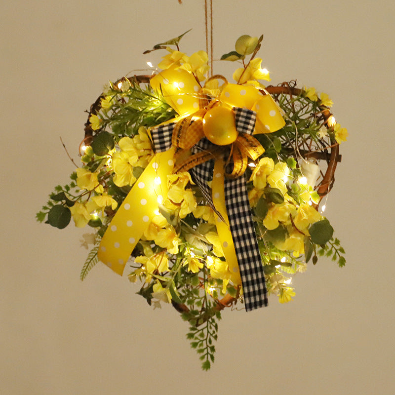 Lemon Spring Wreath for a Cheerful Seasonal Welcome