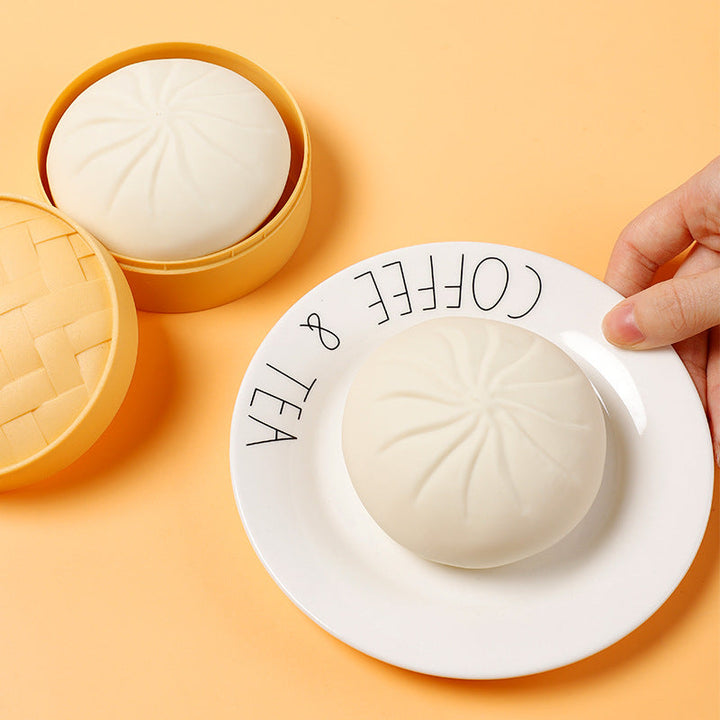 Steamed Bun Fidget Toy With Funny Rebound Surprise
