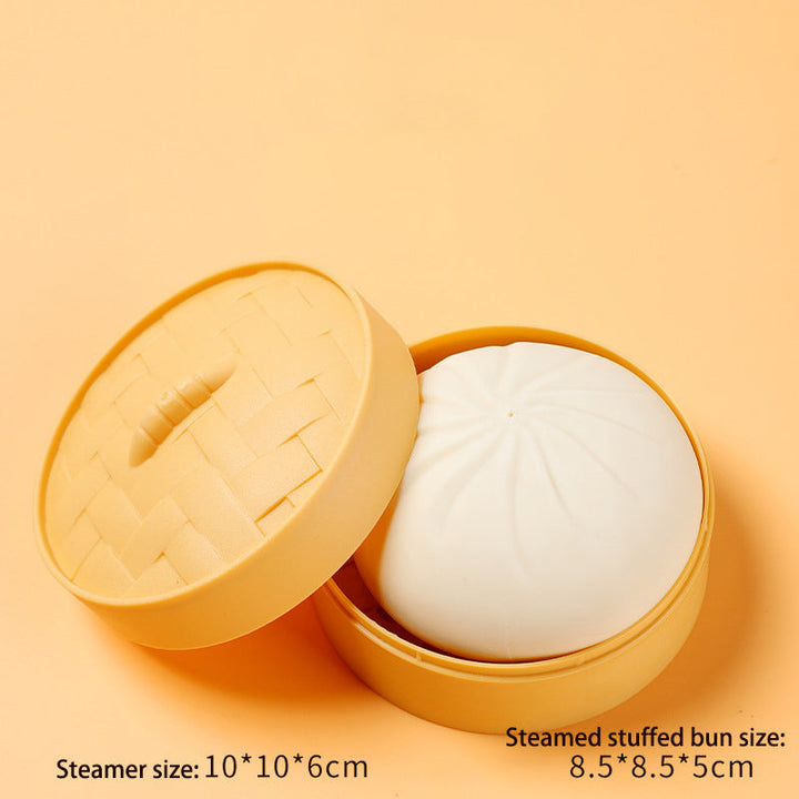 Steamed Bun Fidget Toy With Funny Rebound Surprise