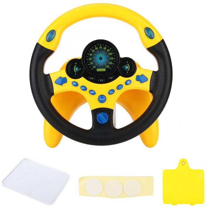 Simulation Steering Wheel Toy for Screen-Free Play