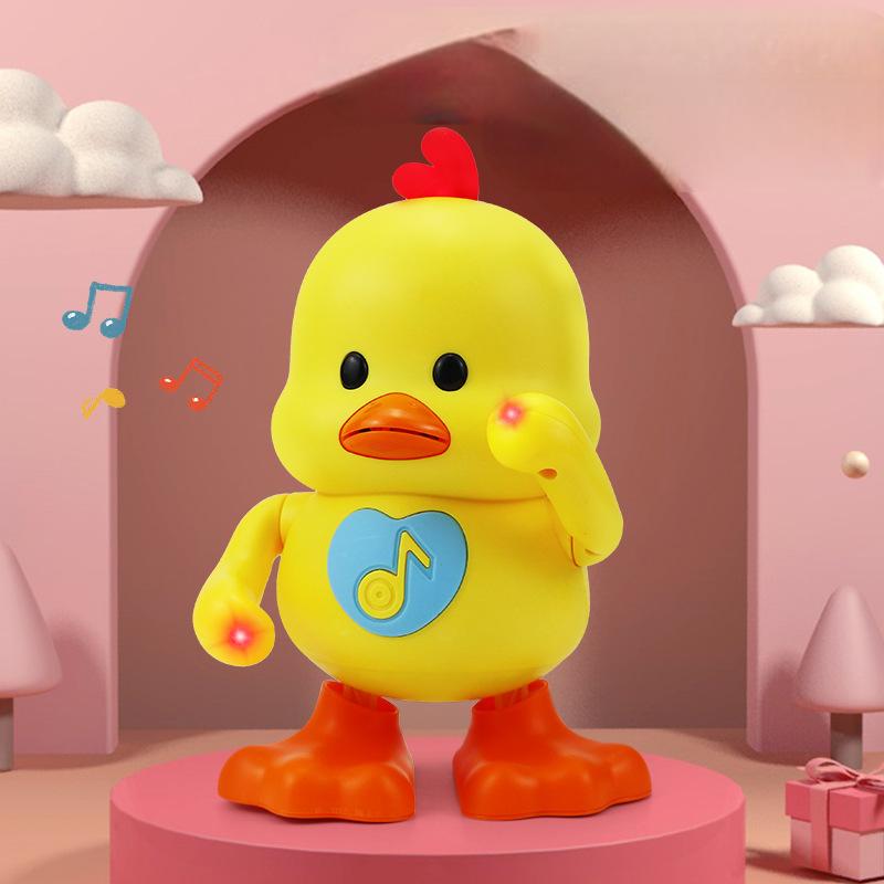 Dancing Musical Duck Toy With Lights for Screen-Free Play