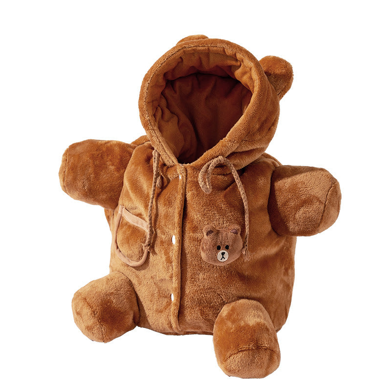 Plush Pet Carrier Bag for Cute Hands-Free Outings