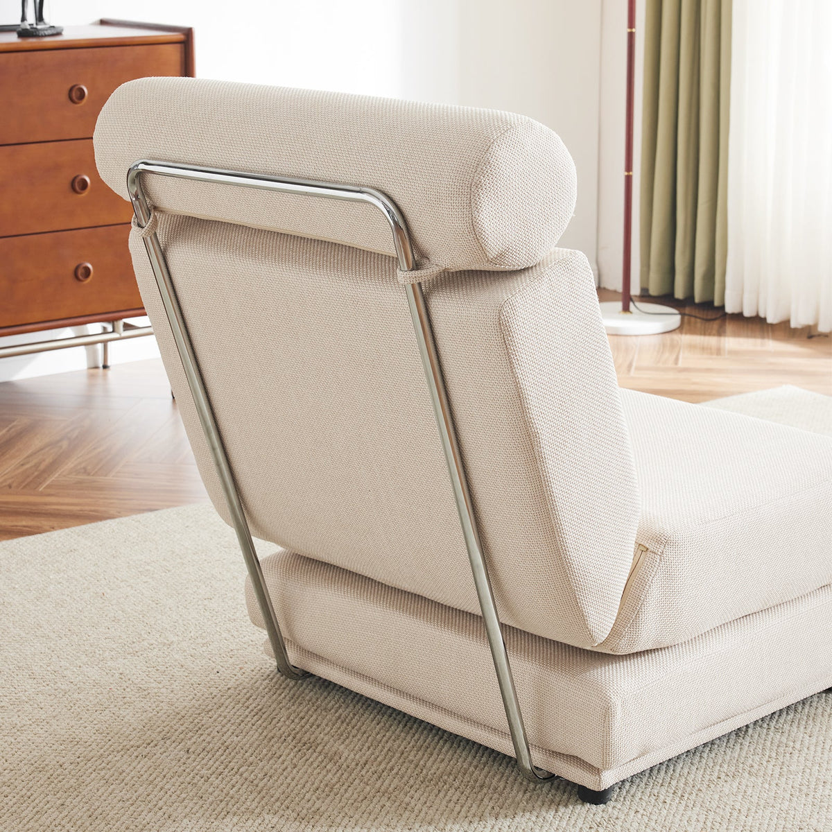 Foldable Single Sofa Bed Chair That Stands Without Wall