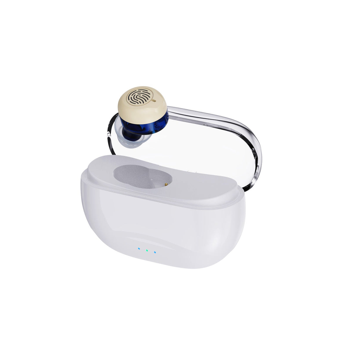 Rechargeable Single Hearing Aid for Seniors & Elderly
