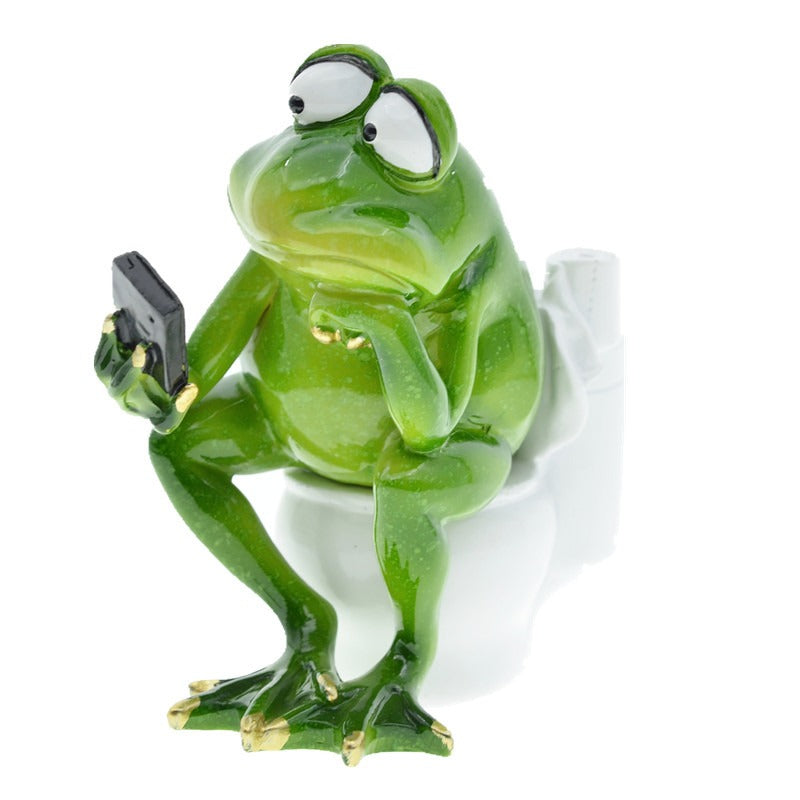 Frog Toilet Ornament That Adds Instant Personality
