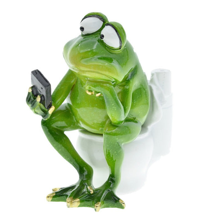 Frog Toilet Ornament That Adds Instant Personality