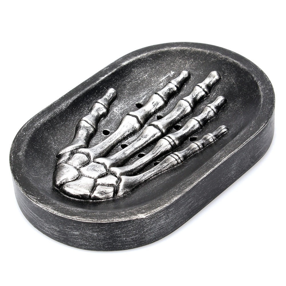 Skeleton Hand Soap Dish for Gothic Bathroom Style