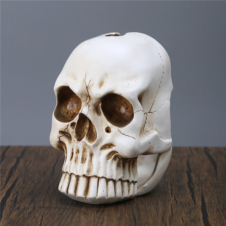 Skull Toilet Brush Holder | Gothic Bathroom Ornament