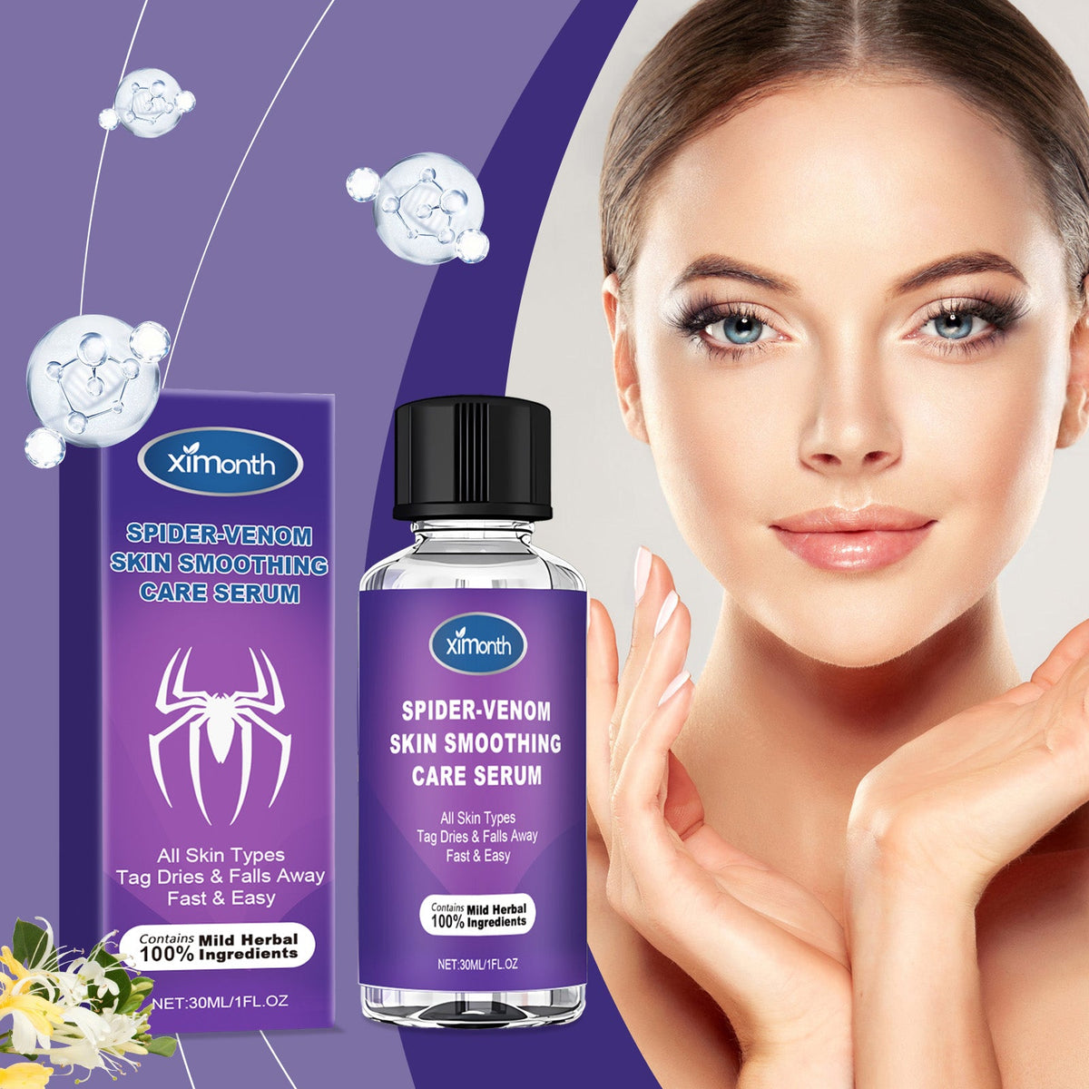 Skin Tag and Wart Serum with Herbal Extracts, 30ml