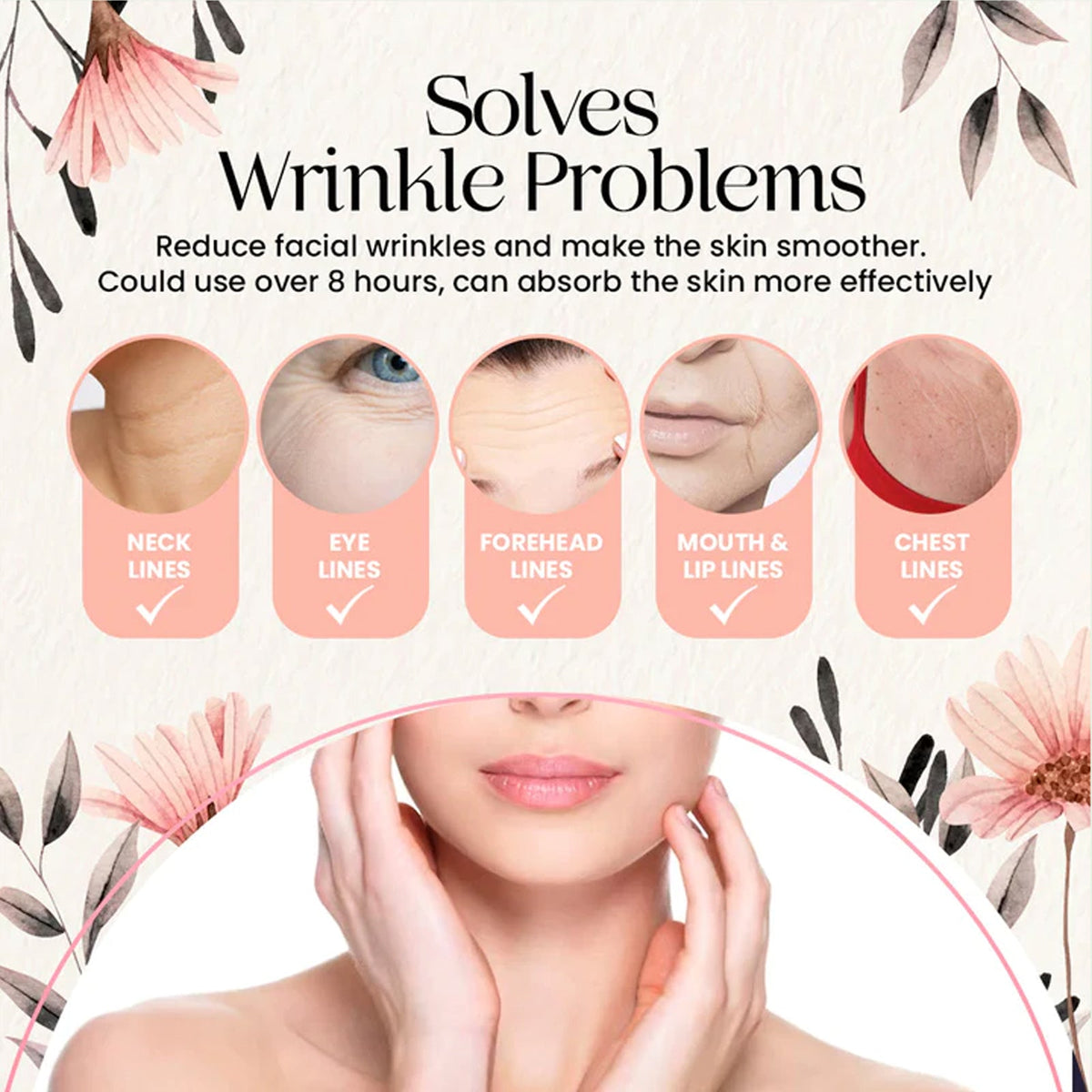 Hydrating Collagen Face Stick for Dry Skin & Neck Lines