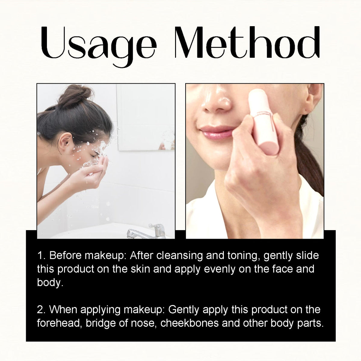 Hydrating Collagen Face Stick for Dry Skin & Neck Lines