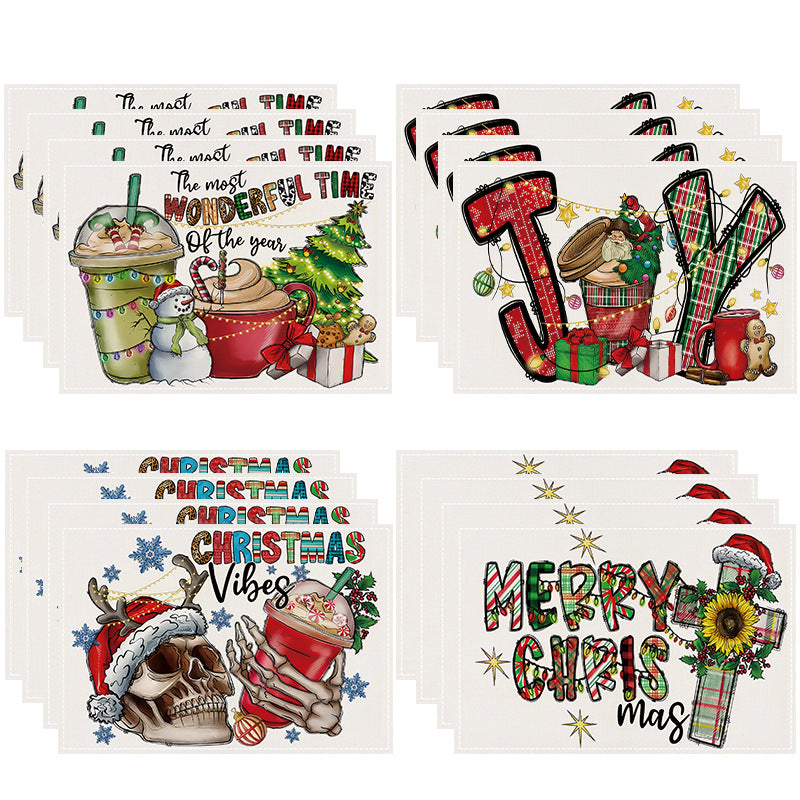 Christmas Placemats for a Cheerful Holiday Dining Table