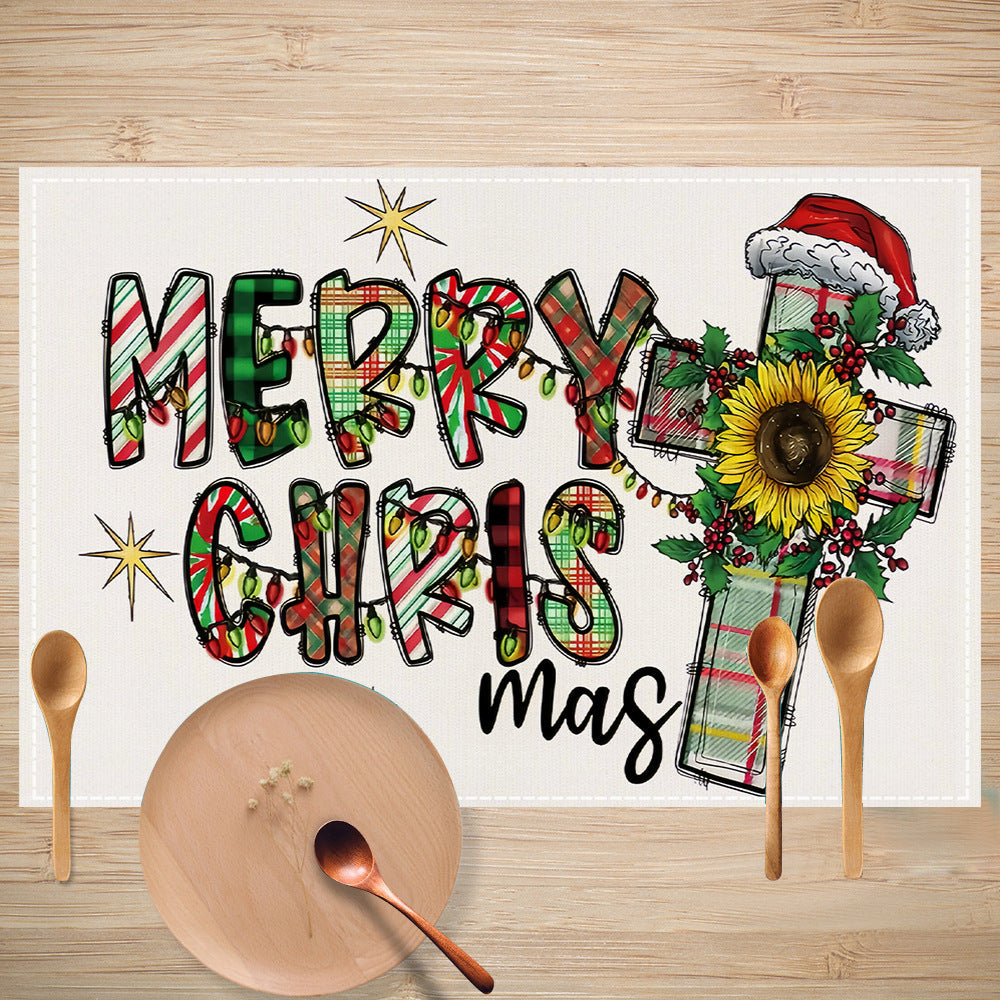 Christmas Placemats for a Cheerful Holiday Dining Table