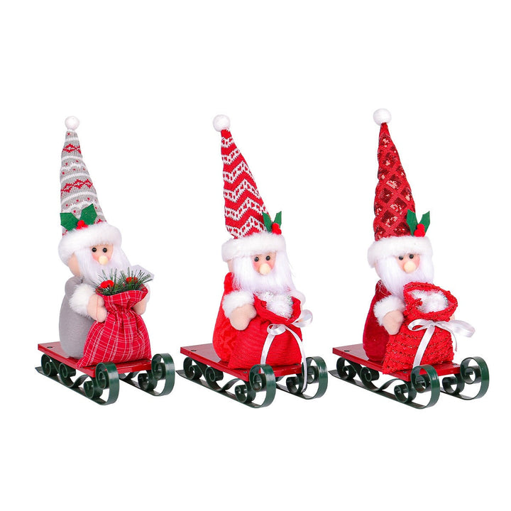 Santa Sled Christmas Decoration for Festive Displays