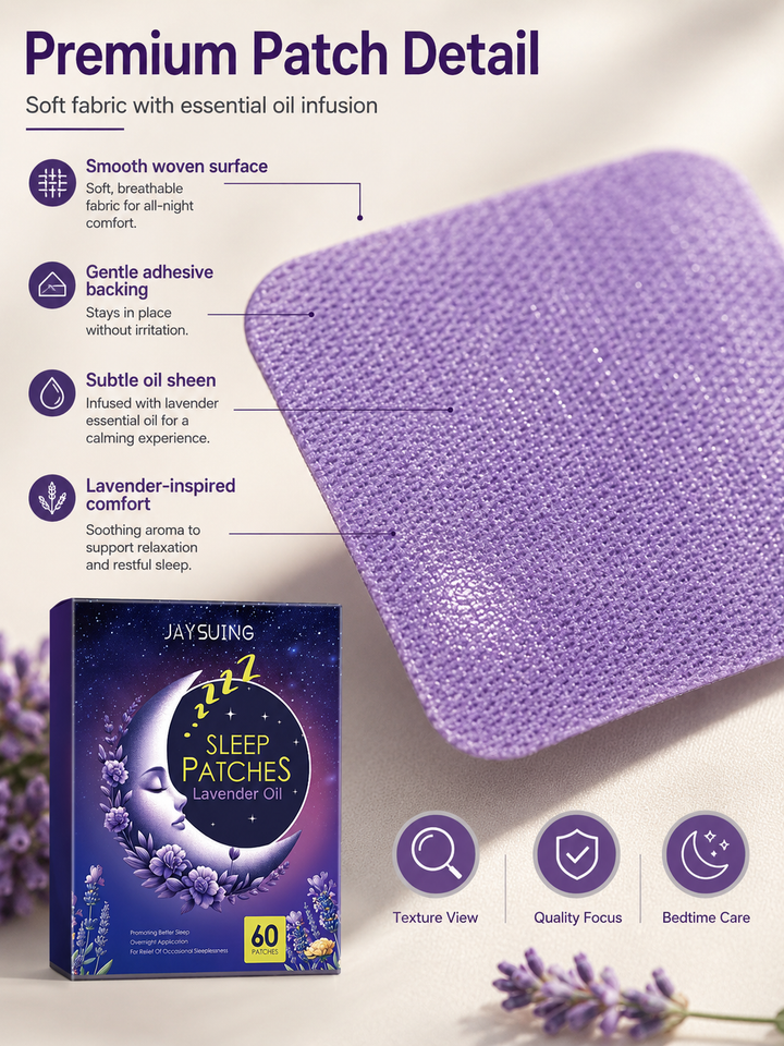 Sleep Patches — Natural Overnight Aromatherapy for Better Rest