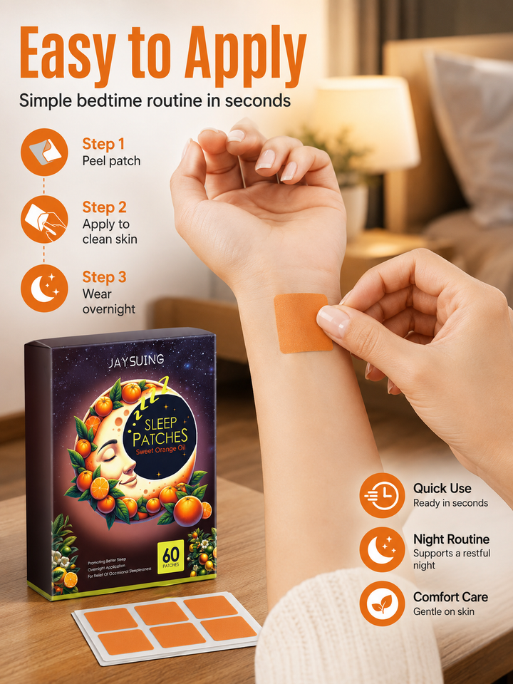 Sleep Patches — Natural Overnight Aromatherapy for Better Rest