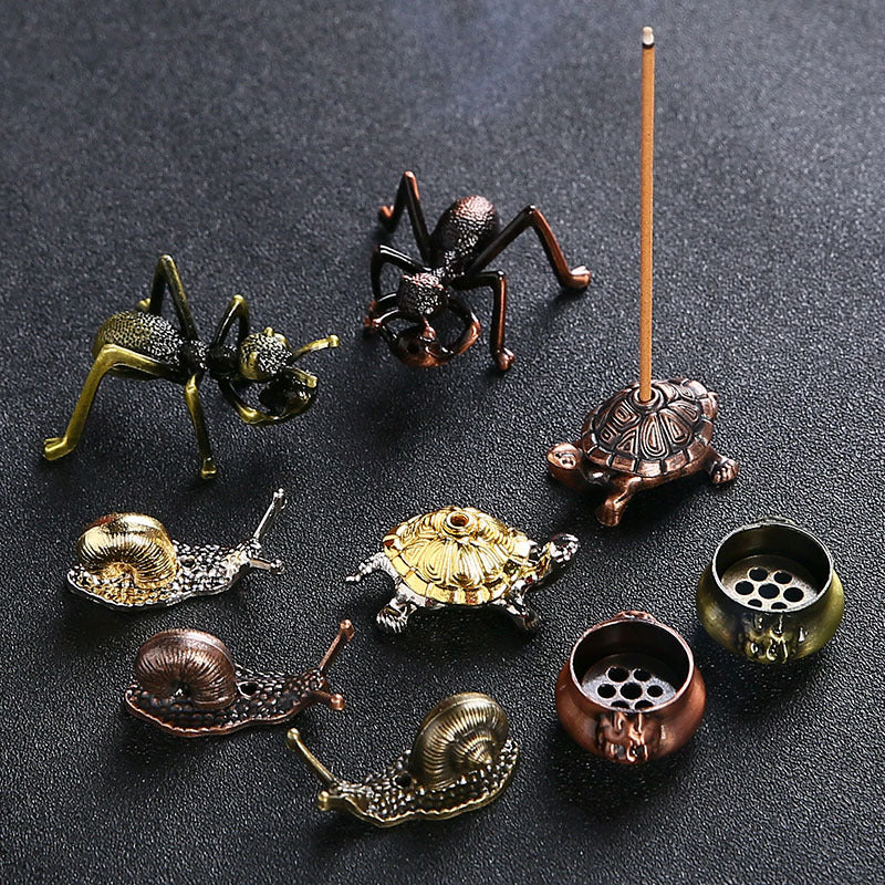 Small Animal Incense Burner & Decorative Ash Catcher