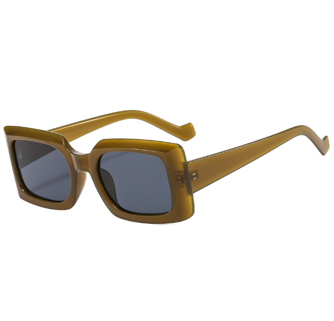UV-Resistant Rectangular Sunglasses for Everyday Style