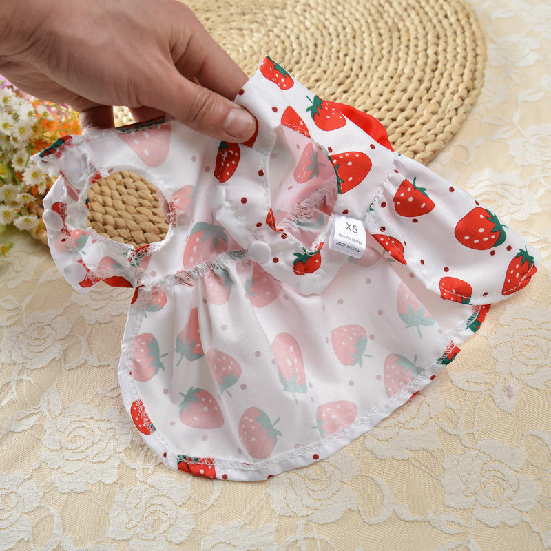 Small Pet Princess Skirt for Spring & Summer Dress-Up